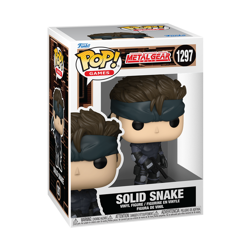 Pop Games: Metal Gear Solid - Solid Snake - Funko Pop #1297