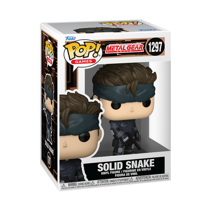 Pop Games: Metal Gear Solid - Solid Snake - Funko Pop #1297