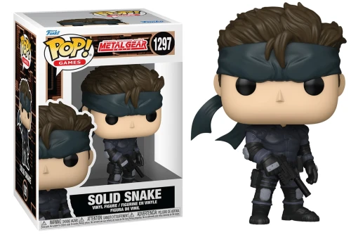 Pop Games: Metal Gear Solid - Solid Snake - Funko Pop #1297