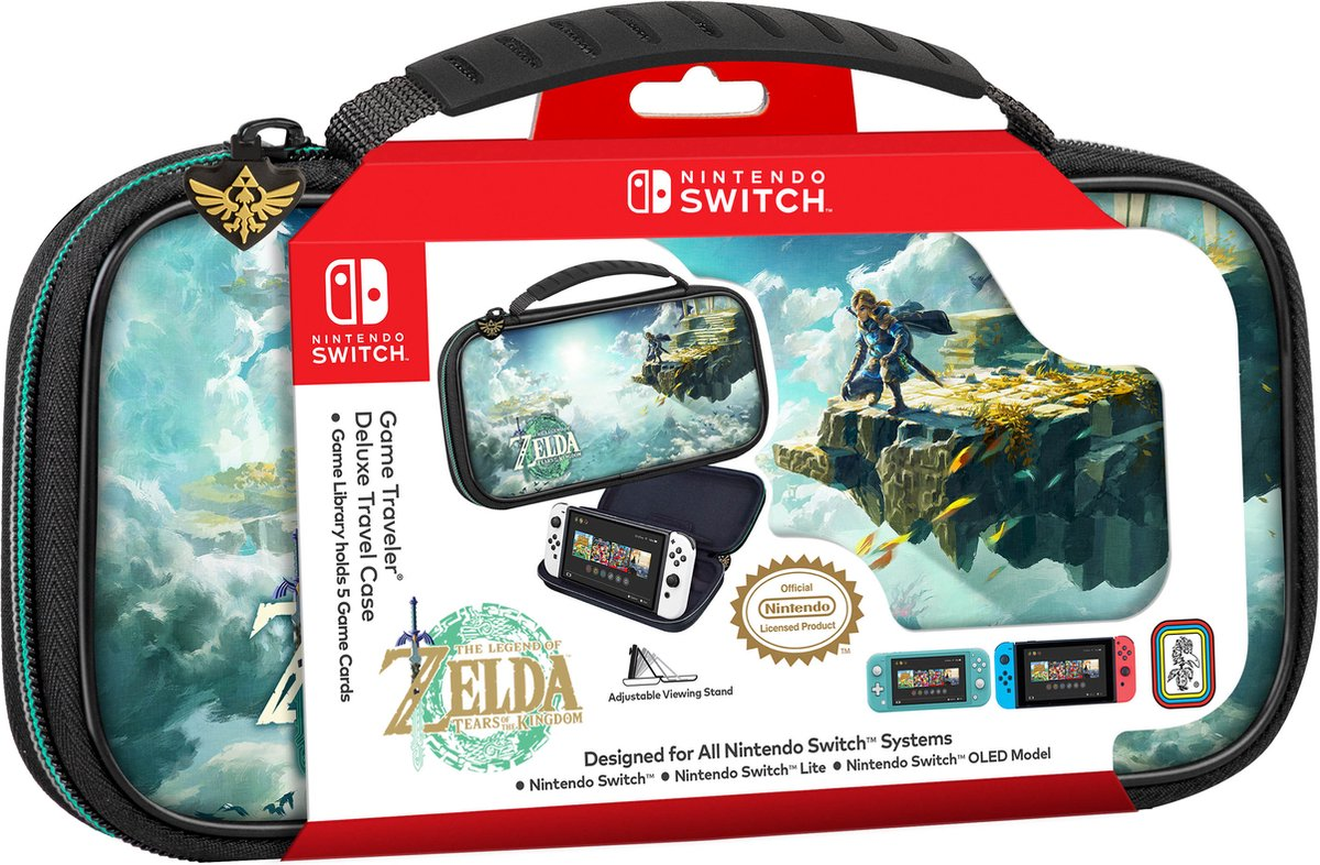 Nintendo Switch Case - Official Nintendo Case Deluxe - Opberghoes - Zelda Tears of the Kingdom