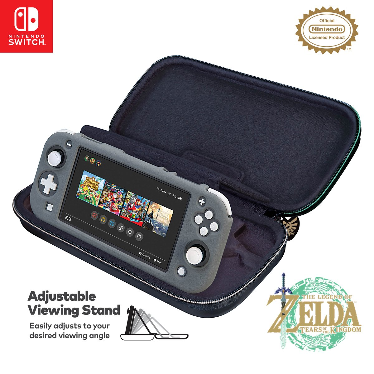 Nintendo Switch Case - Official Nintendo Case Deluxe - Opberghoes - Zelda Tears of the Kingdom