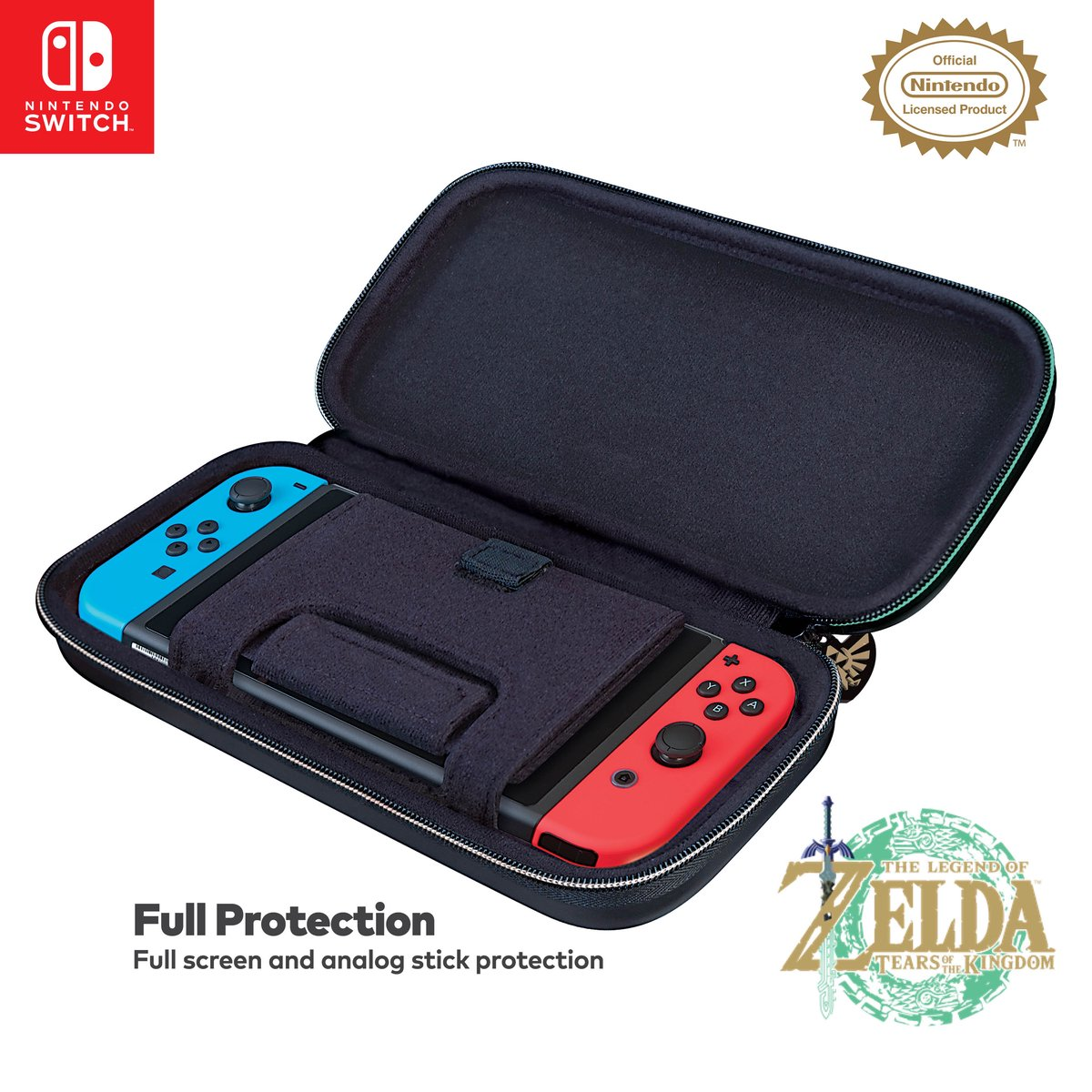 Nintendo Switch Case - Offizielle Nintendo Case Deluxe - Aufbewahrungstasche - Zelda Tears of the Kingdom