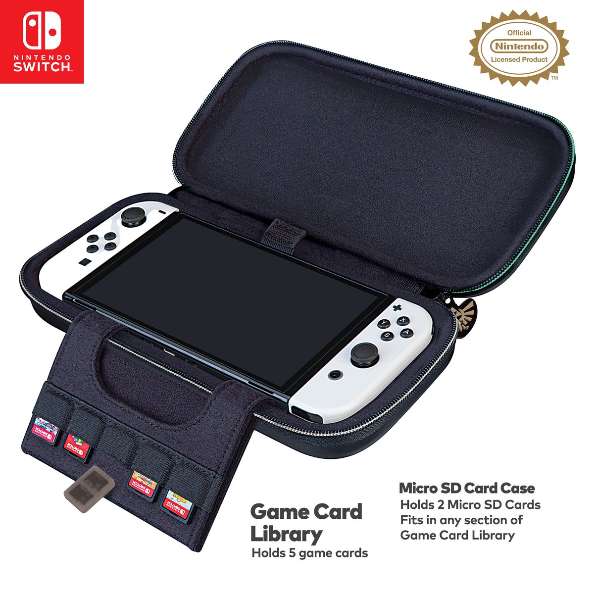 Nintendo Switch Case - Official Nintendo Case Deluxe - Opberghoes - Zelda Tears of the Kingdom