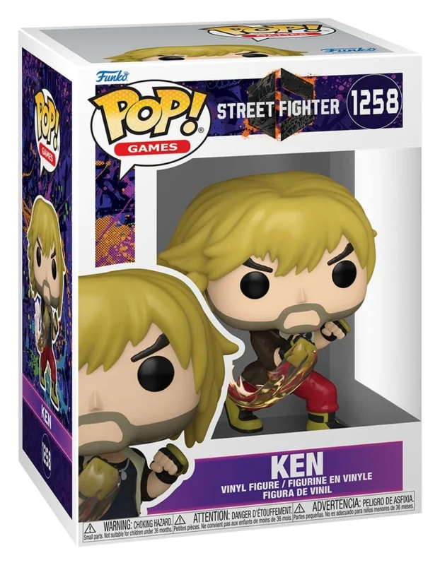 Pop Games: Street Fighter 6 - Ken - Funko Pop #1258