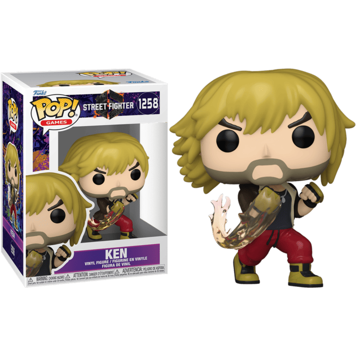 Pop Games: Street Fighter 6 - Ken - Funko Pop #1258
