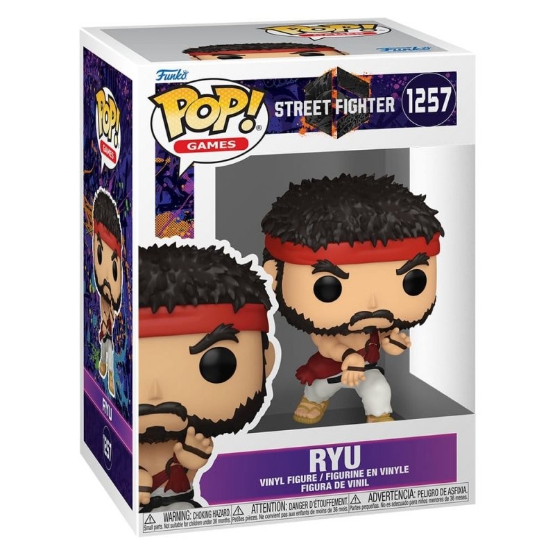 Pop Games: Street Fighter 6 - Ryu - Funko Pop #1257