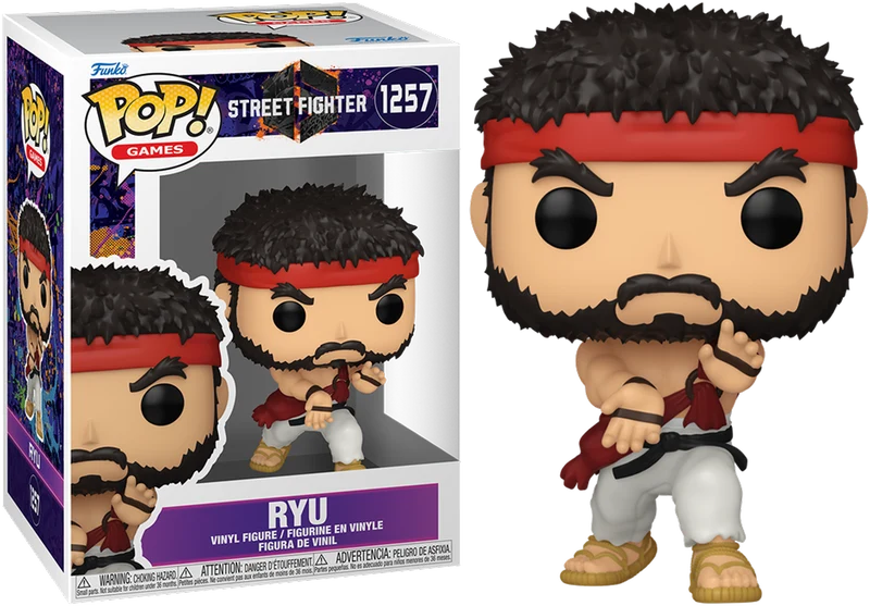 Pop Games: Street Fighter 6 - Ryu - Funko Pop #1257