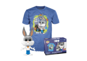Pop Tees: Looney Tunes - Bugs Bunny as Fred Jones (L)(Flocked) Funko Pop #1239