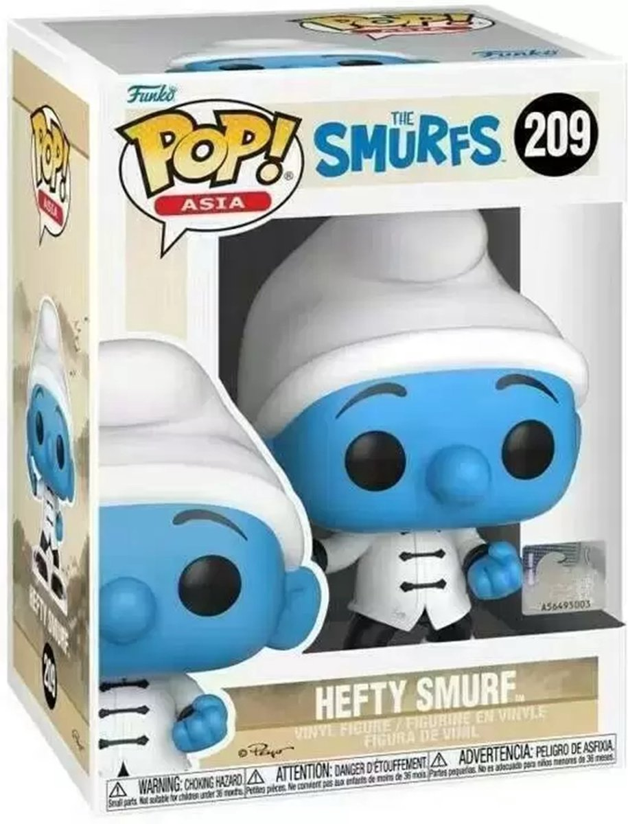 Pop Asia: The Smurfs - Hefty Smurf - Funko Pop #209