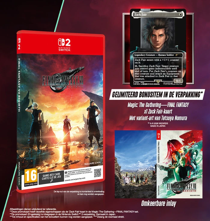 Final Fantasy VII Rebirth Day One Edition  - Nintendo Switch 2