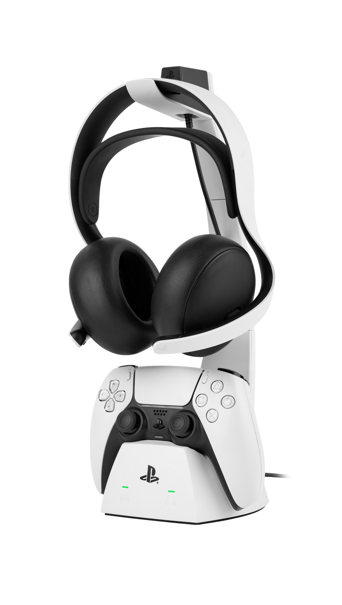 NACON PS5 Charging Stand for PULSE Elite Headset and DualSense Controller - White