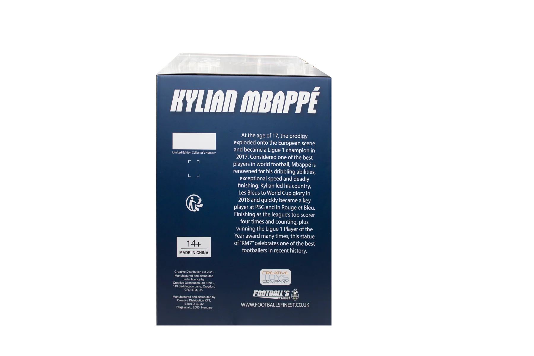 Kylian Mbappé - Paris Saint-Germain (PSG) - Official Resin Statue (60cm)