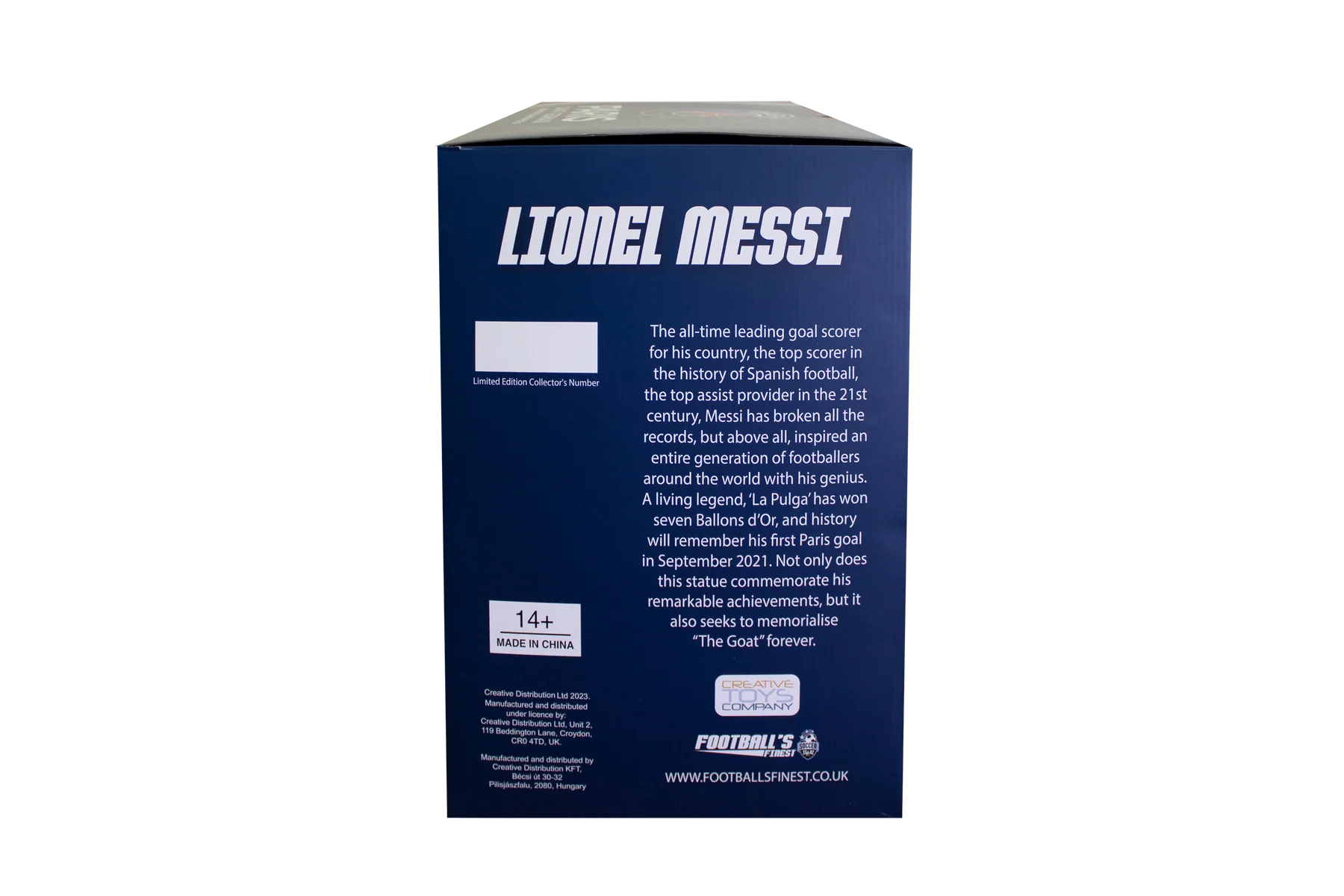 Lionel Messi - Paris Saint-Germain (PSG) - Official Resin Statue (60cm)