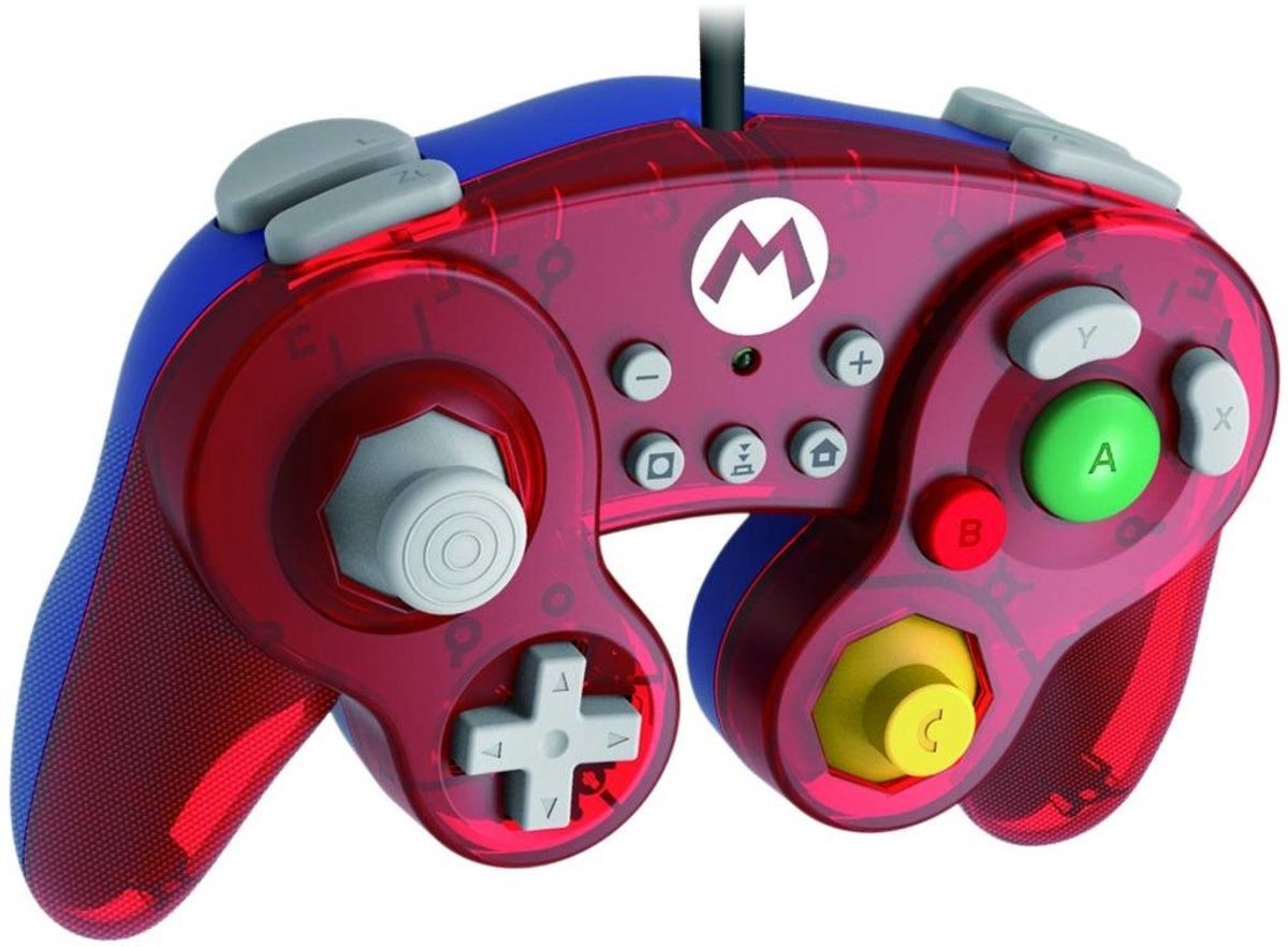 Hori Nintendo Switch Bedrade Controller - Mario - Officieel Gelicenseerd