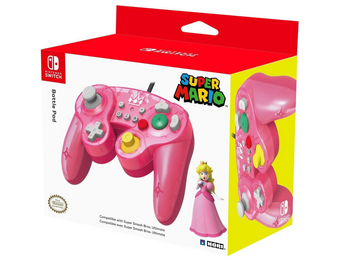 Hori Nintendo Switch Wired Controller - Peach - Officially Licensed