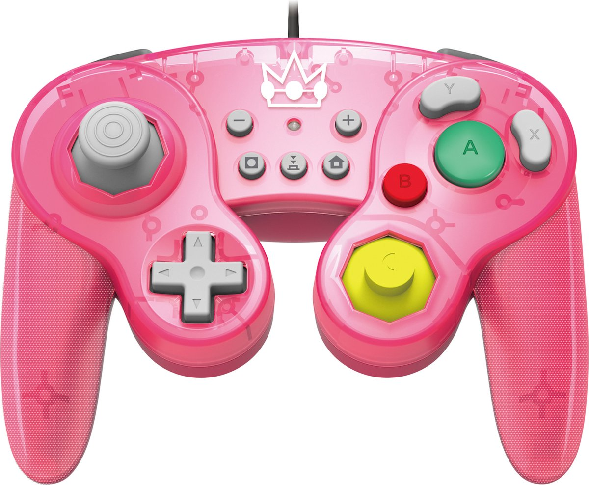 Hori Nintendo Switch Bedrade Controller - Peach - Officieel Gelicenseerd