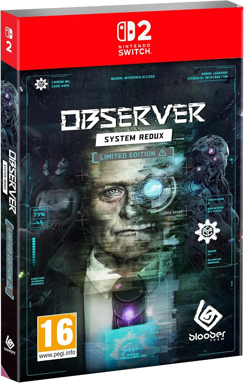 Observer: System Redux - Limited Edition - Nintendo Switch 2