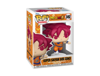 Pop Animation: Dragon Ball Super - Super Saiyan God Goku - Funko Pop #2492