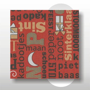 Sinterklaas papier 50 cm breed 200 mtr op rol