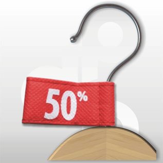 Label vaantje -50%