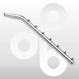 noppenarm chroom 38 cm