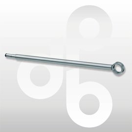 buishouder mat-chroom 35 cm