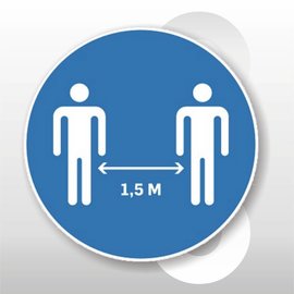 Pictogram Afstand houden 31,5cm