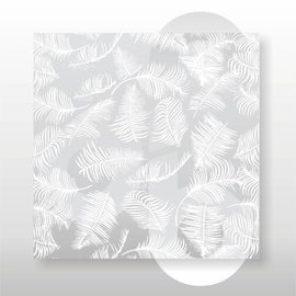 Zijdevloei vellen 27 grams formaat 50 x 70 cm Varen Wit. Prijs op aanvraag