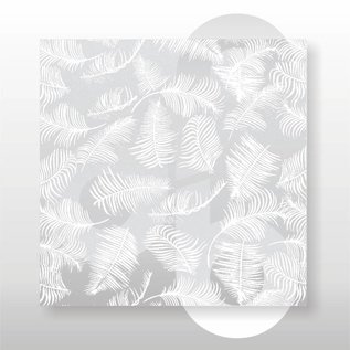 Zijdevloei vellen 27 grams formaat 50 x 70 cm Varen Wit. Prijs op aanvraag