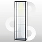 Vitrine 60x40 geanodiseerd Zwart