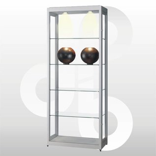 Vitrinekast Stofdicht 80x40x200 met verlichting