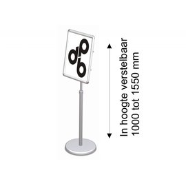 Infostander telescopisch A-3 297 x 420 mm. Staand model