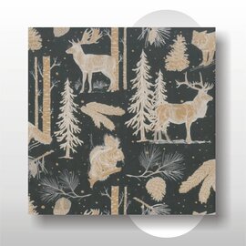 Kerst papier 30 cm breed 200 mtr rol