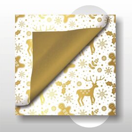 Kerst papier 30 cm breed 100 mtr rol