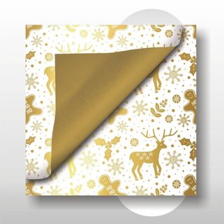 Kerst papier 30 cm breed 200 mtr rol