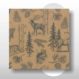 Kerst papier 30 cm breed 200 mtr rol