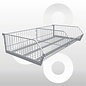 Verdeelschot voor draadmand 47cm. Zilvergrijs