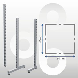 Kokersysteem 60 x 60 mm Prijzen op aanvraag