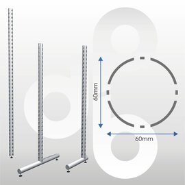 Kokersysteem rond Ø 60mm Prijzen op aanvraag