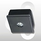 Kunststof voetdop 60x60mm met M10 draad