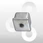 Voetdop zink 40x40mm met M10 draad