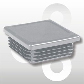 Afwerkdop 60x60mm grijs
