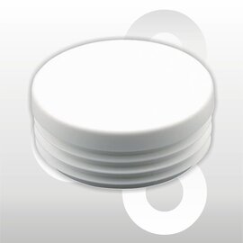 Afwerkdop Ø60mm wit