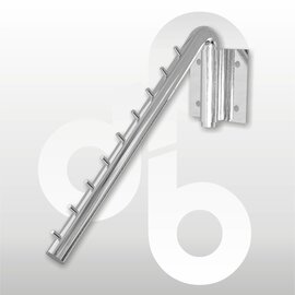 Draaibare noppenarm 400 mm wandbevestiging