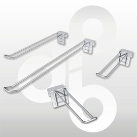 Draagbalkhaak dubbel Ø4,0mm 16 cm