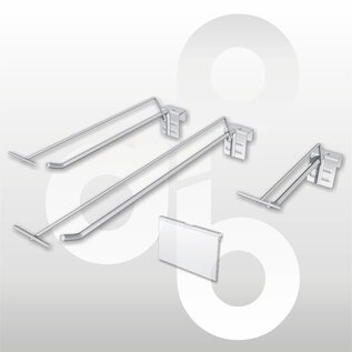 Draagbalkhaak enkel Ø8mm 30 cm met T-Bar