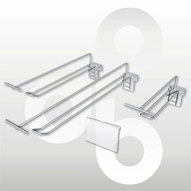 Draagbalkhaak dubbel Ø4,8mm 40 cm met T-Bar