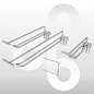 Draagbalkhaak dubbel Ø4,8mm 40 cm met T-Bar