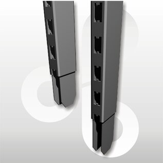 Verlengstuk 30x60mm H10cm