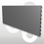 Rugwand glad H20 B125